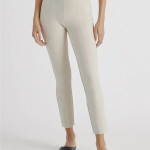 Quince ultra stretch  Ponte Ankle Pants in ecru XS